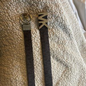 Two Michael Kors Belts